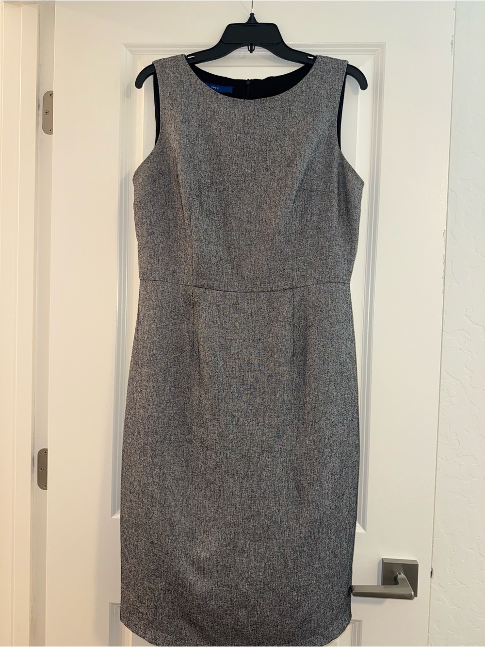 Apt. 9 Gray Tweed Sheath Midi Dress